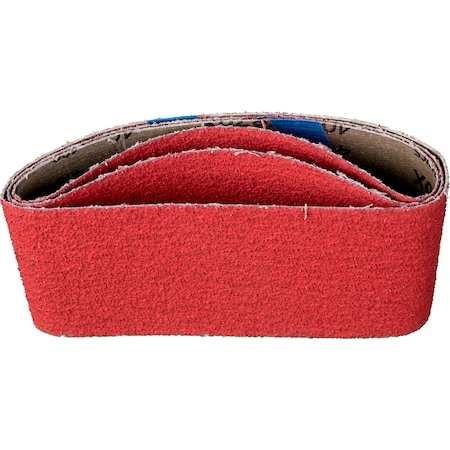 Pferd 3-1/2" x 15-1/2" Coated Portable Belt - Ceramic Oxide CO-COOL - 40 Grit 49641